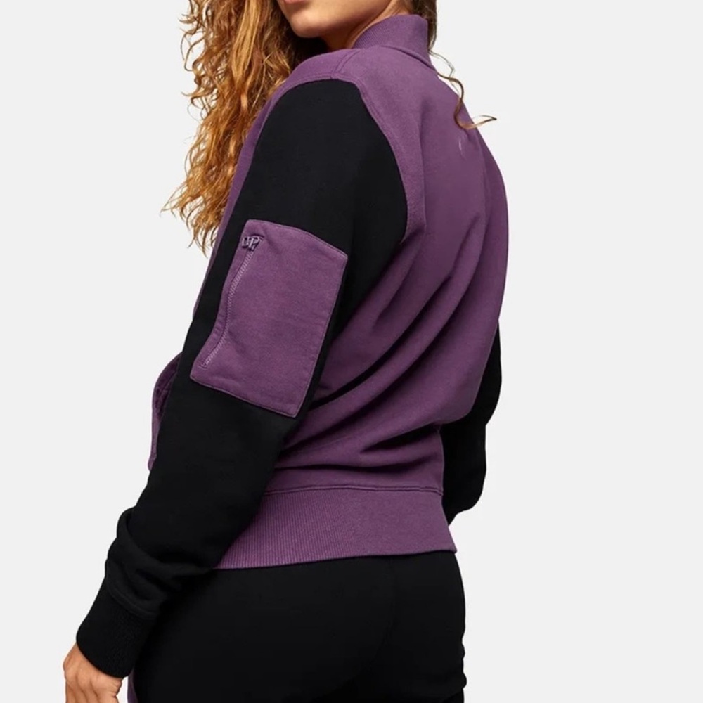 Outdoor Voices Pickup Bomber Cotton Terry Jacket